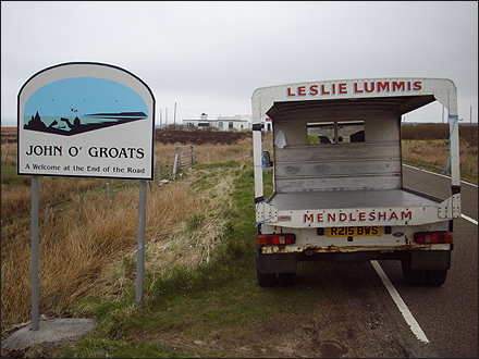 John O' Groats arrival