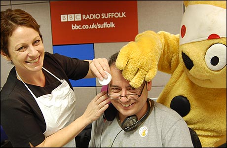 Julie, Stephen Foster and Pudsey
