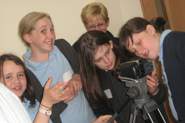 Having fun with the video camera