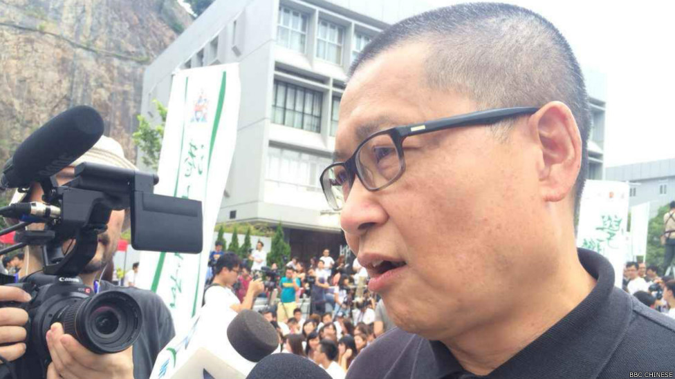 占领中环行动发起人陈健民（BBC中文网记者陈志芬摄19/9/2014）