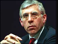 Ministro das Relações Exteriores da Grã-Bretanha, Jack Straw