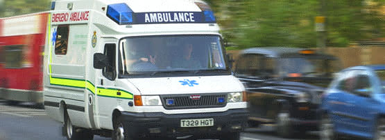 An ambulance