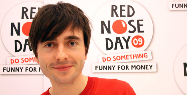 Danny Robins at Comic Relief