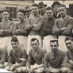 This is George with a football team - possibly the Hull Kingston Rovers.