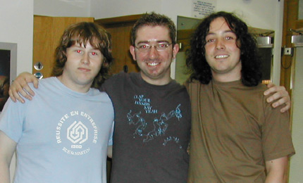 All together now... From L-R Caolan, Stephen and Denis. Aug 06