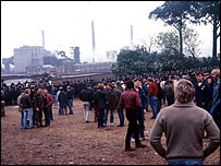 Oregrave Pitt during the strike