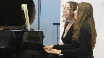 Image from BBC Radio 3 Pianothon, Leeds 2009