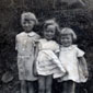 With 2 sisters Eva & Olive - 1939 - 3 years
