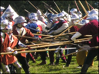 The battle in full swing