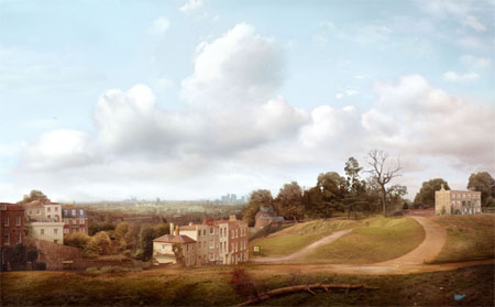 Overlooking Hyde Vale, Blackheath after Thomas Hofland by Emily Allchurch