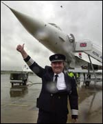 Concorde pilot Mike Bannister