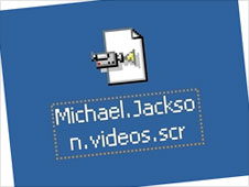 E-mail of fake Michael Jackson video
