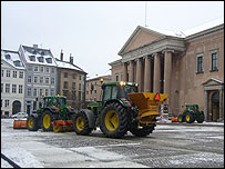The Copenhagen gritters at work