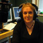 Penny White in the BBC Radio Ulster Studio recording her story for Days Like This