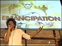 Slam poetry at Emancipation