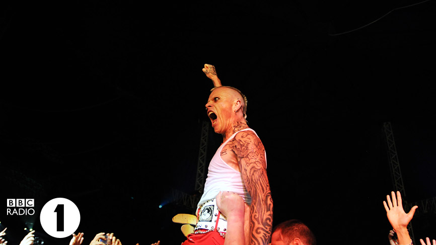 The Prodigy at on the main stage at Big Weekend