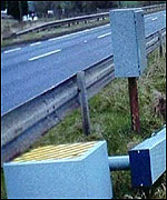 Speed camera vandalised