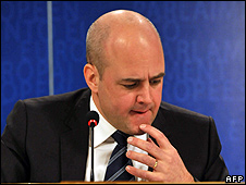 Swedish PM Fredrik Reinfeldt