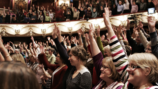 BBC Sing Hallelujah at London's Coliseum on Sunday 6th December 2009