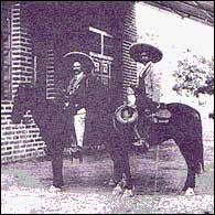 Arthur Greenhalgh and Don Domingo (?) at the Foundry in Bellavista