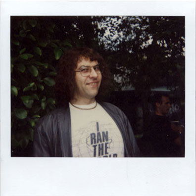 David Walliams make-up polaroid