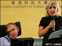 霍金教授和女儿