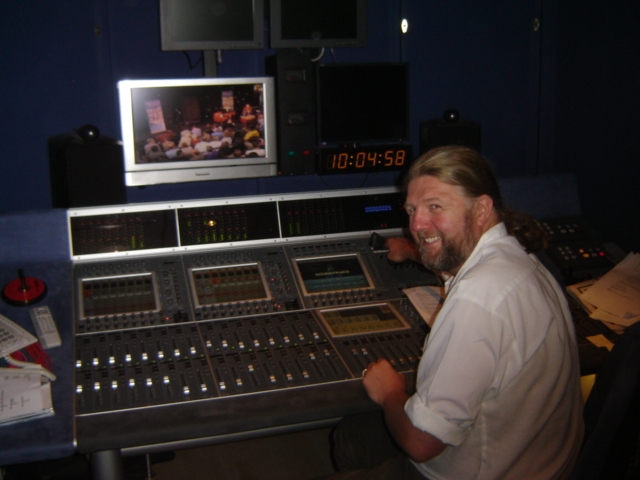 inside the outside broadcast truck