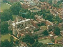 温切斯特公学鸟瞰图