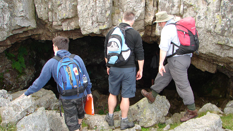 The crew inspect the Chartist's Cave before entering