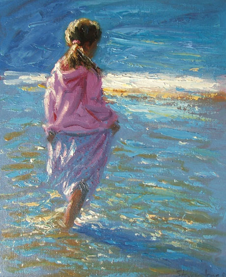 Steven Jones' Paddling In The Sea