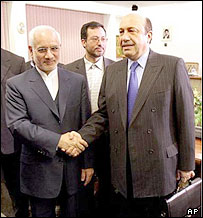 ايگور ايوانوف و غلامرضا آقازاده