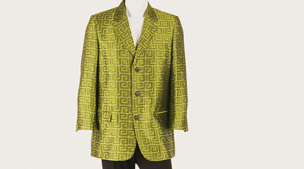 Versace green and black jacket|00|Elton John 