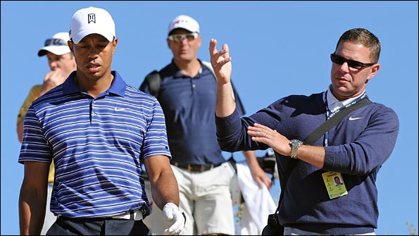 Tiger Woods and Sean Foley