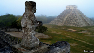 El templo maya de Kukulkán.