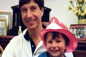 Brian has always got on well with his son Joe.