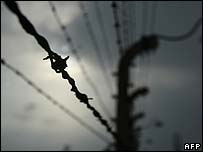 سيم های خاردار اردوگاه مرگ برکانو در لهستان