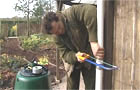 Installing water butt