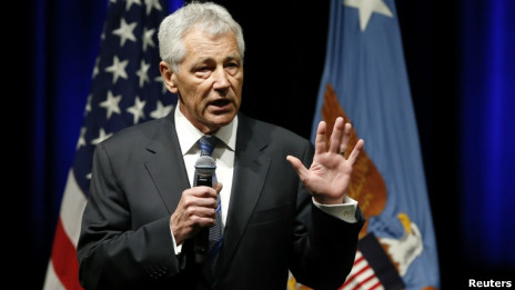 美国新任国防部长哈格尔宣誓就职（27/02/2013）