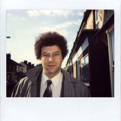 David Walliams make-up polaroid