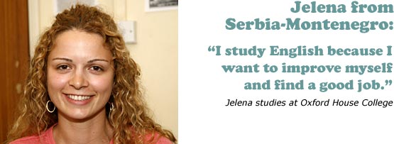 Grammar challenger Jelena from Serbia-Montenegro
