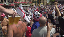 Lairy football fans