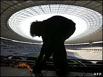 Renovovaný olympijský stadion v Berlíně