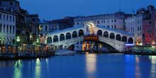 The Rialto bridge and the Grand Canal, Venice