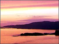 Mull at sunset c/o Visit Scotland