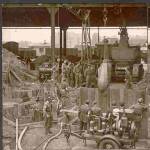 When the bomb was retrieved, six of the disposal men sat on it.