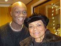 Eddie with Eartha Kitt