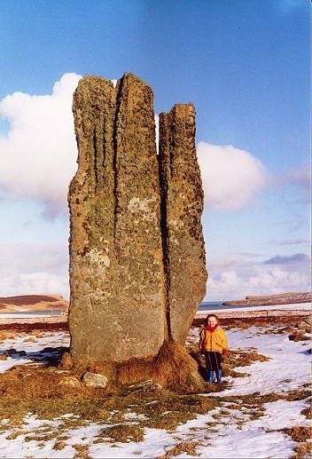 The seter stone on Eday