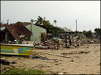 Spoušť, jakou po sobě na Srí Lance zanechaly prosincové tsunami