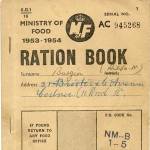 My mother in laws ration book