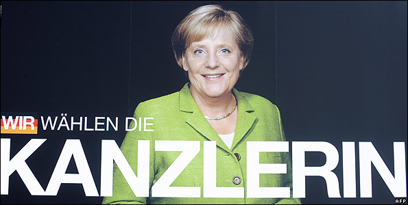 Angela Merkel election poster